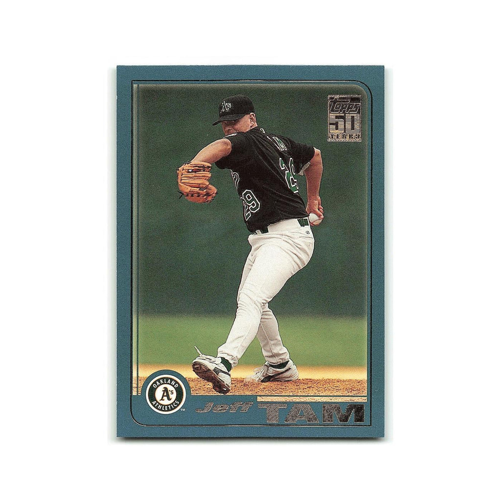 Jeff Tam 2001 Topps #297 Oakland Athletics Baseball Card NM