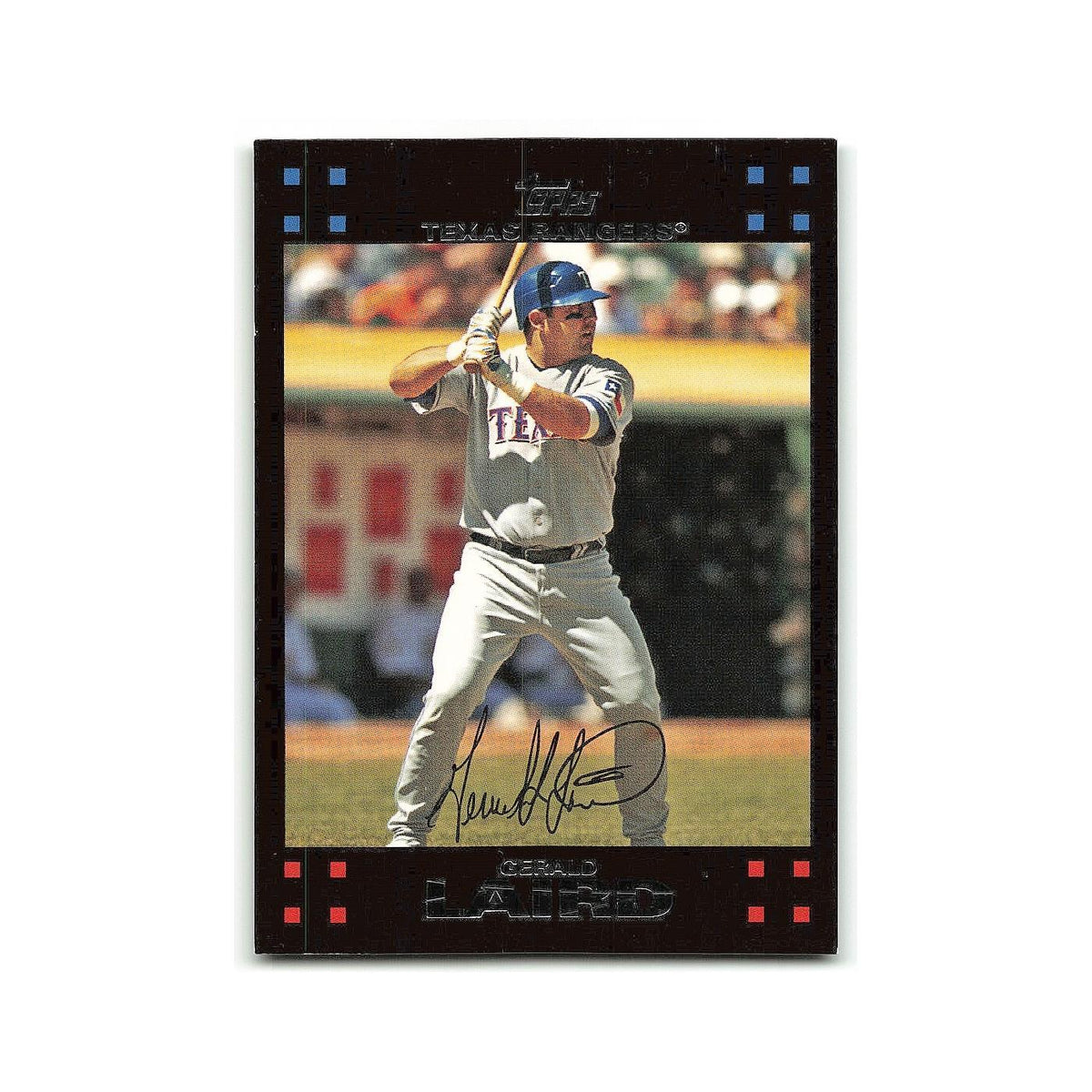 Gerald Laird 2007 Topps #412 Texas Rangers Baseball Card NM