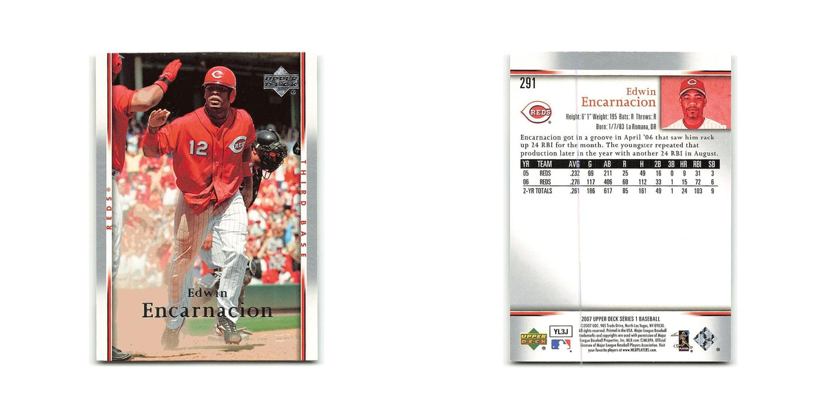 Edwin Encarnacion 2007 Upper Deck #291 Cincinnati Reds Baseball Card NM