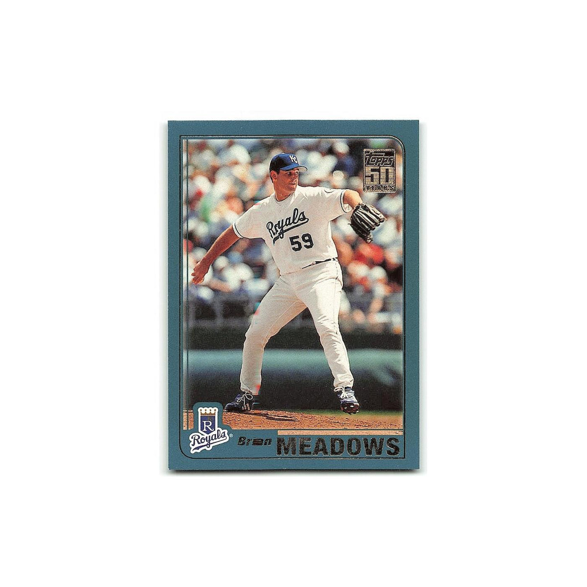 Brian Meadows 2001 Topps #316 Kansas City Royals Baseball Card NM