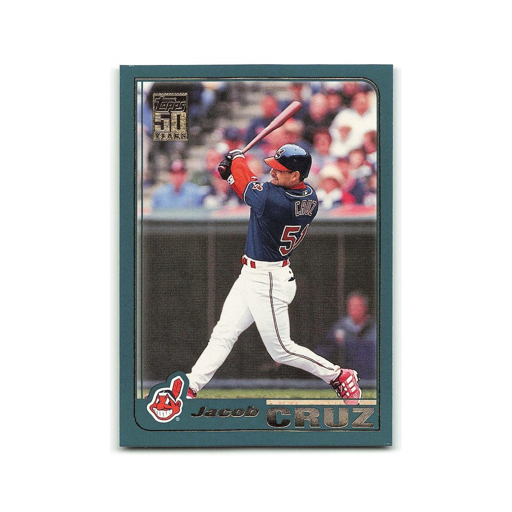 Jacob Cruz 2001 Topps #298 Cleveland Indians Baseball Card NM