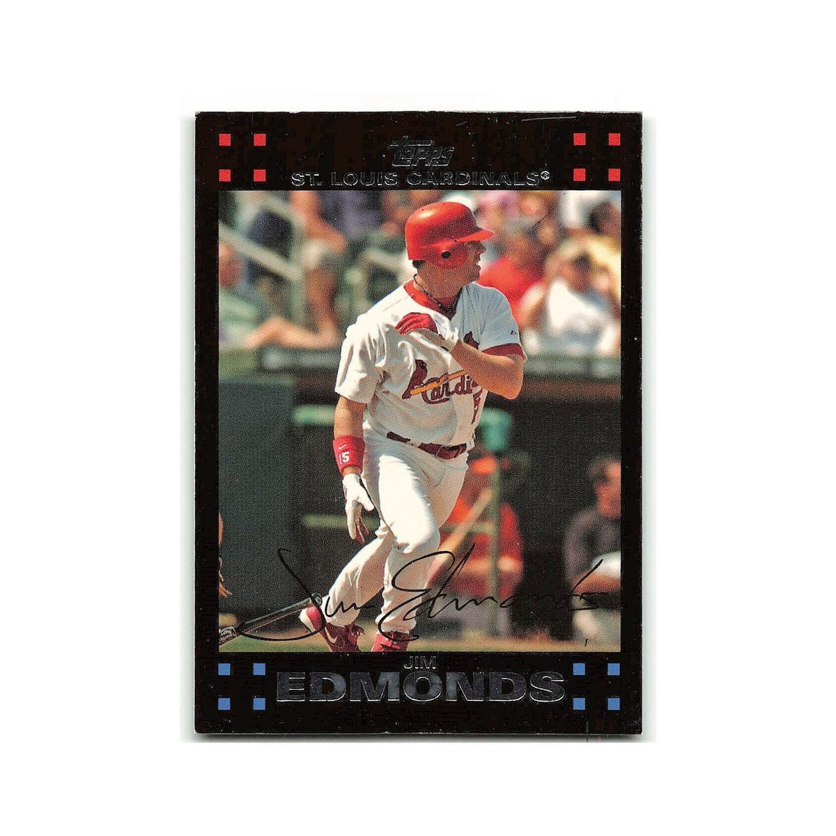 Jim Edmonds 2007 Topps #39 St. Louis Cardinals Baseball Card NM