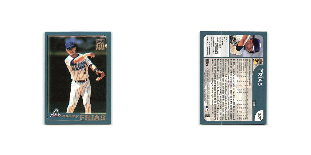 Hanley Frias 2001 Topps #307 Arizona Diamondbacks Baseball Card NM