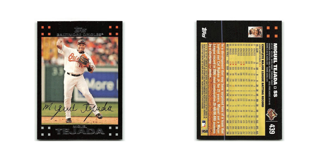 Miguel Tejada 2007 Topps #439 Baltimore Orioles Baseball Card NM