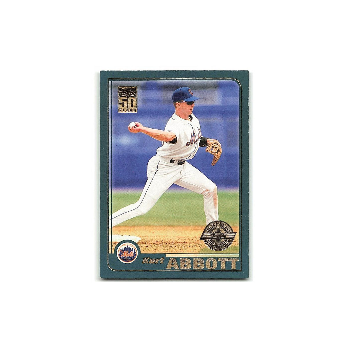 Kurt Abbott Home team ADV 2001 Topps #226 New York Mets Baseball Card NM