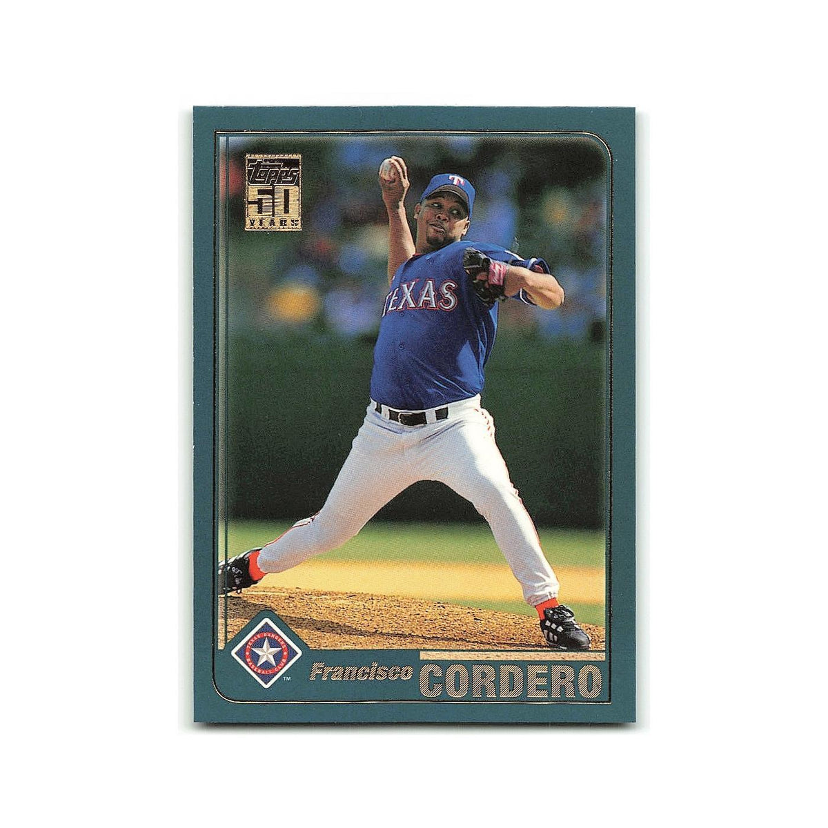 Francisco Cordero 2001 Topps #294 Texas Rangers Baseball Card NM