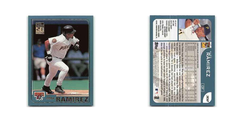 Alex Ramirez 2001 Topps #302 Pittsburgh Pirates Baseball Card NM