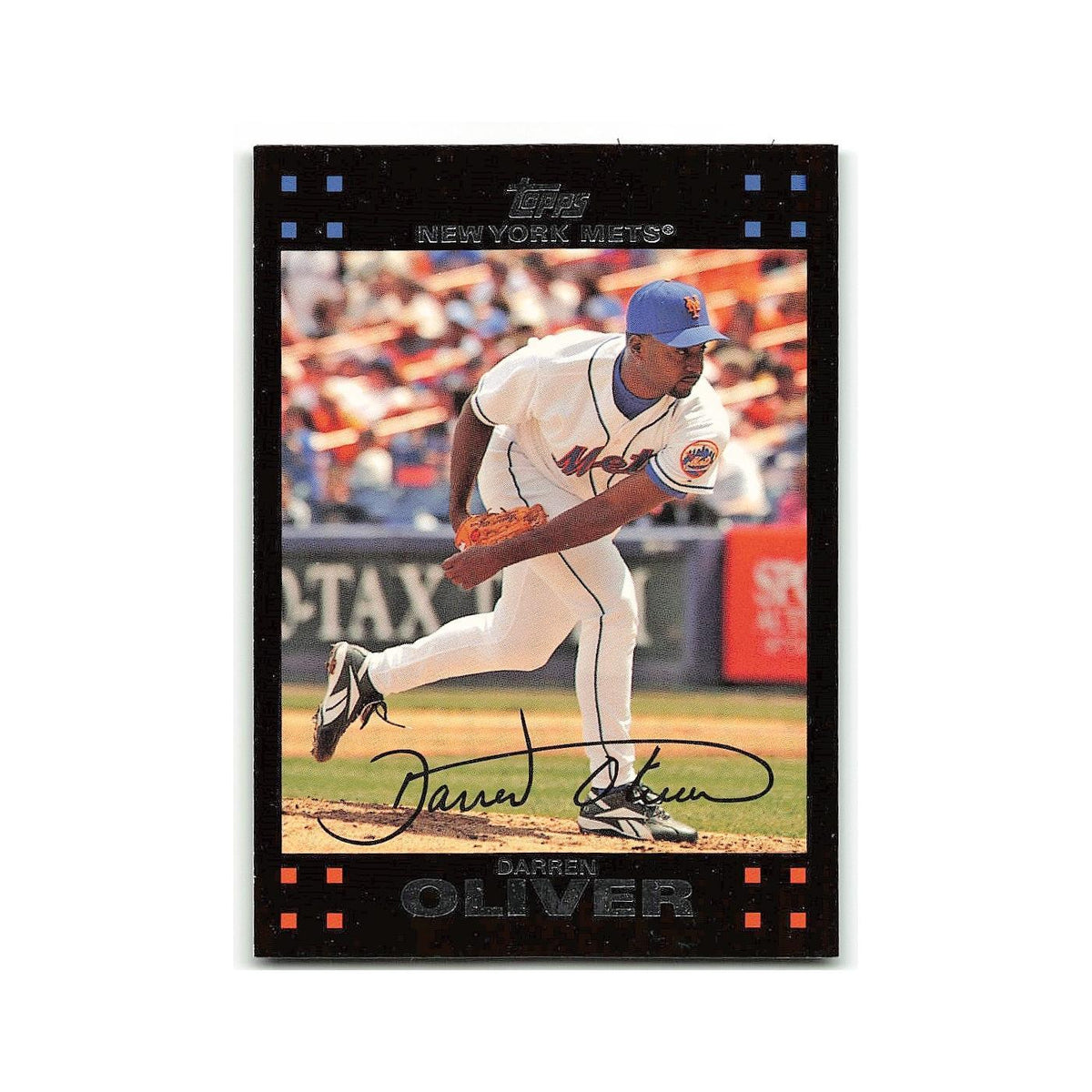 Darren Oliver 2007 Topps #48 New York Mets Baseball Card NM