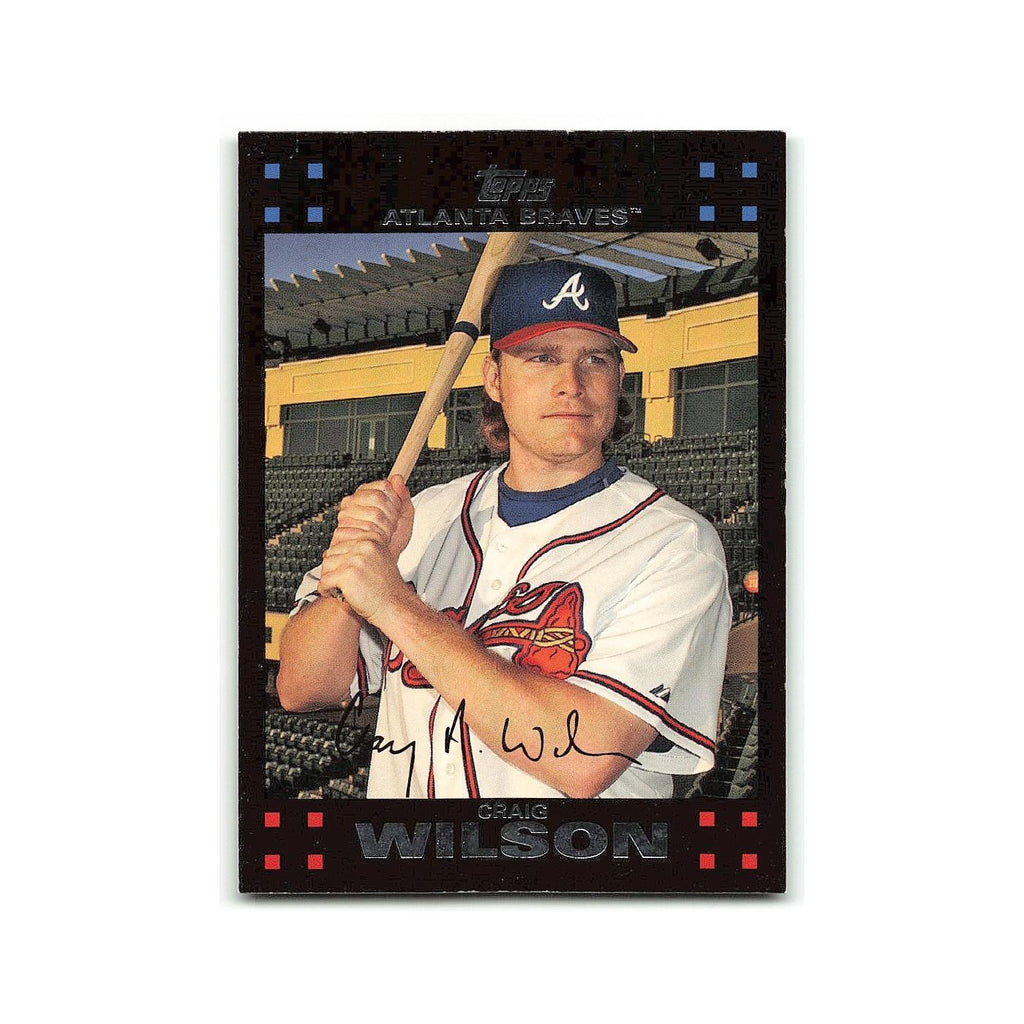 Craig Wilson 2007 Topps #392 Atlanta Braves Baseball Card NM