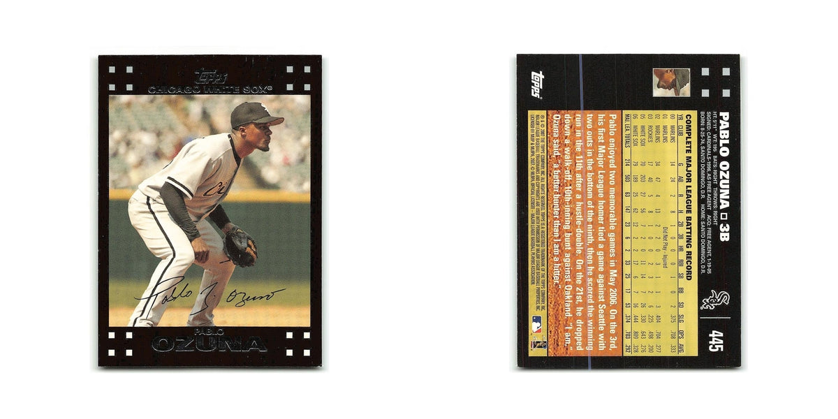 Pablo Ozuna 2007 Topps #445 Chicago White Sox Baseball Card NM