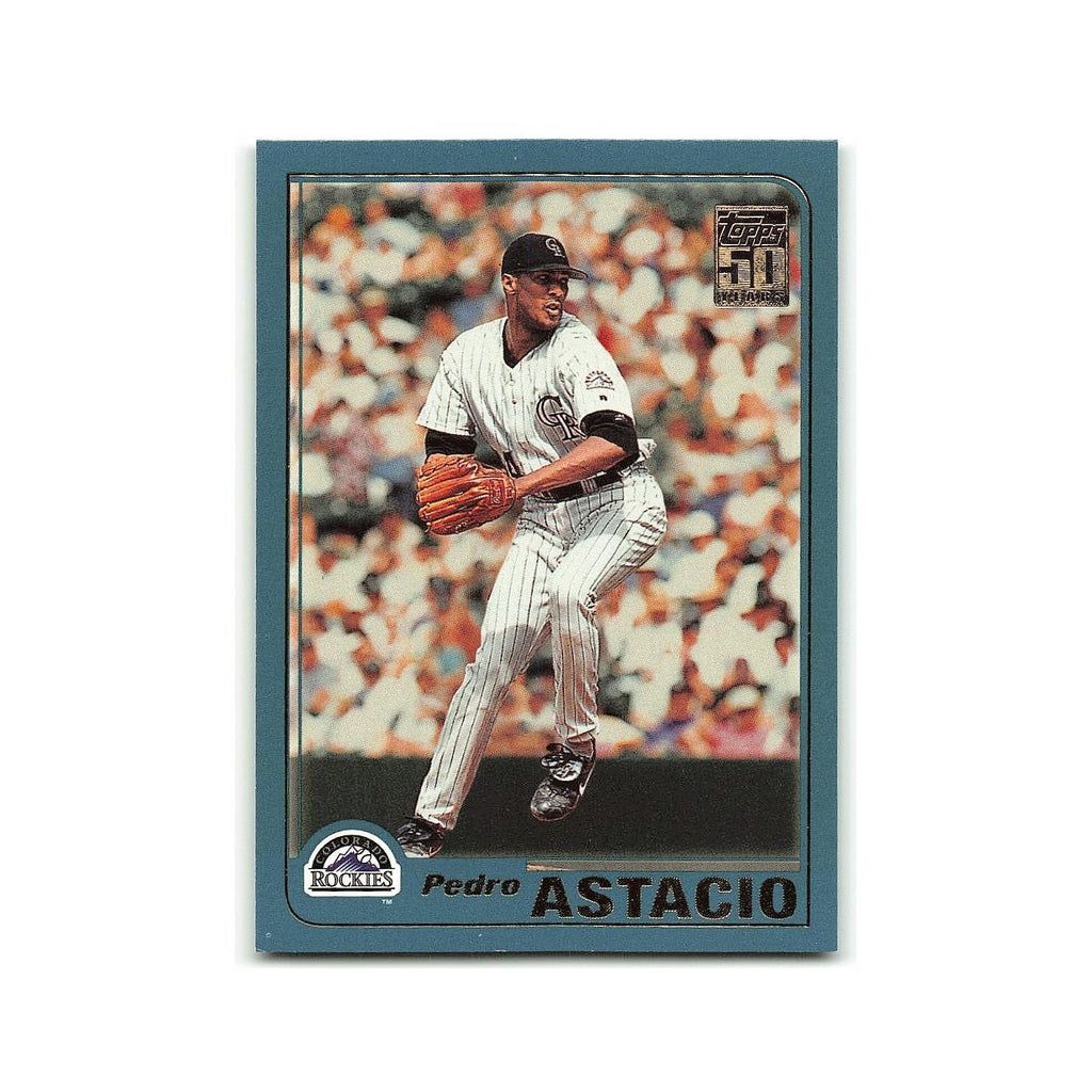 Pedro Astacio 2001 Topps #287 Colorado Rockies Baseball Card NM