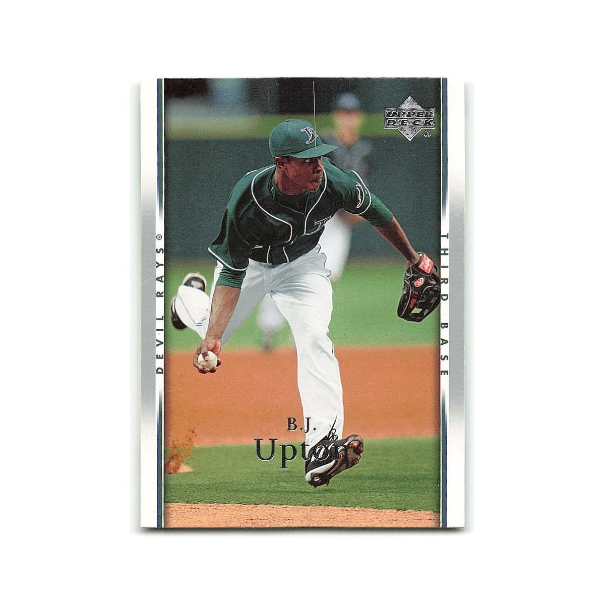 B.J. Upton 2007 Upper Deck #206 Tampa Bay Devil Rays Baseball Card NM