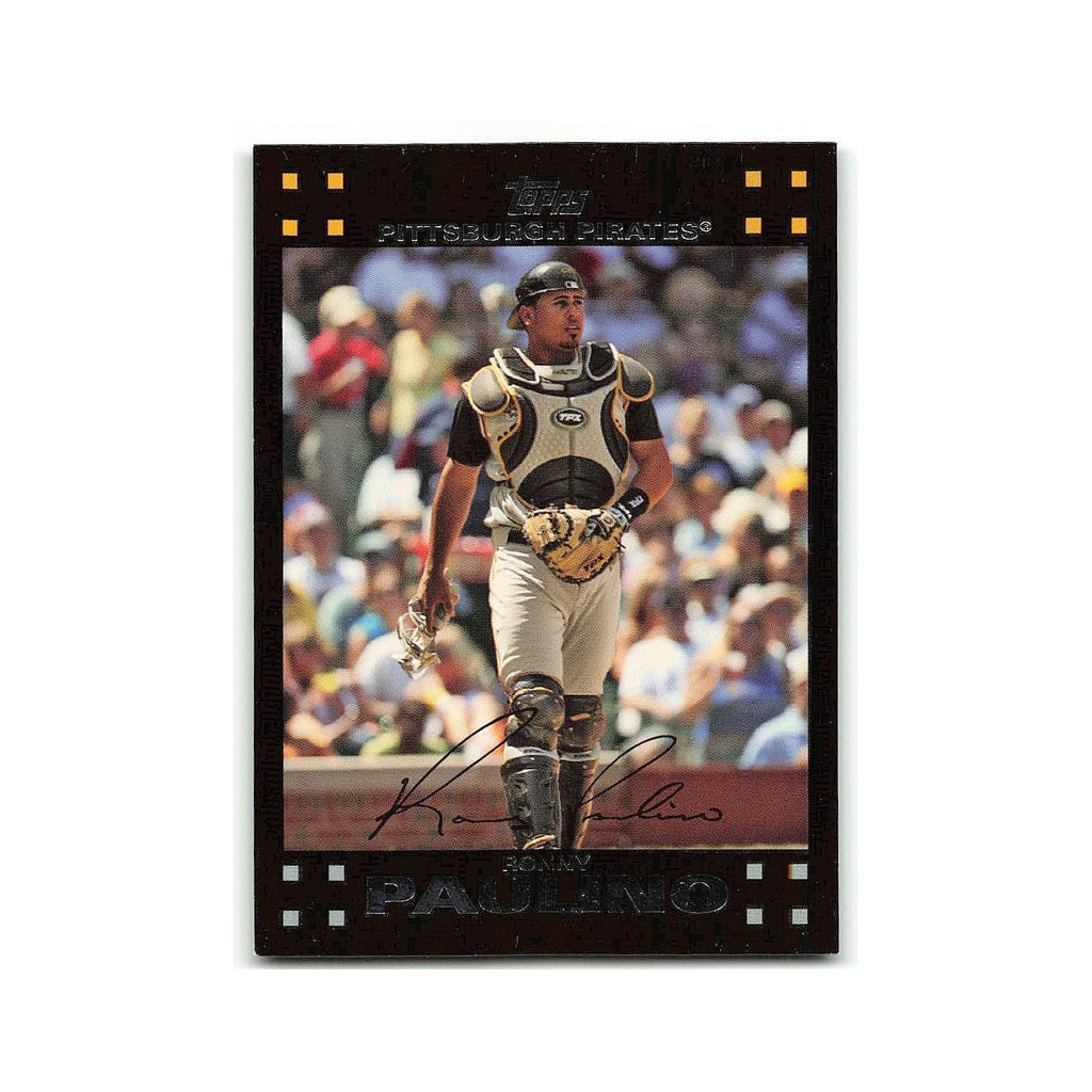 Ronny Paulino 2007 Topps #381 Pittsburgh Pirates Baseball Card NM