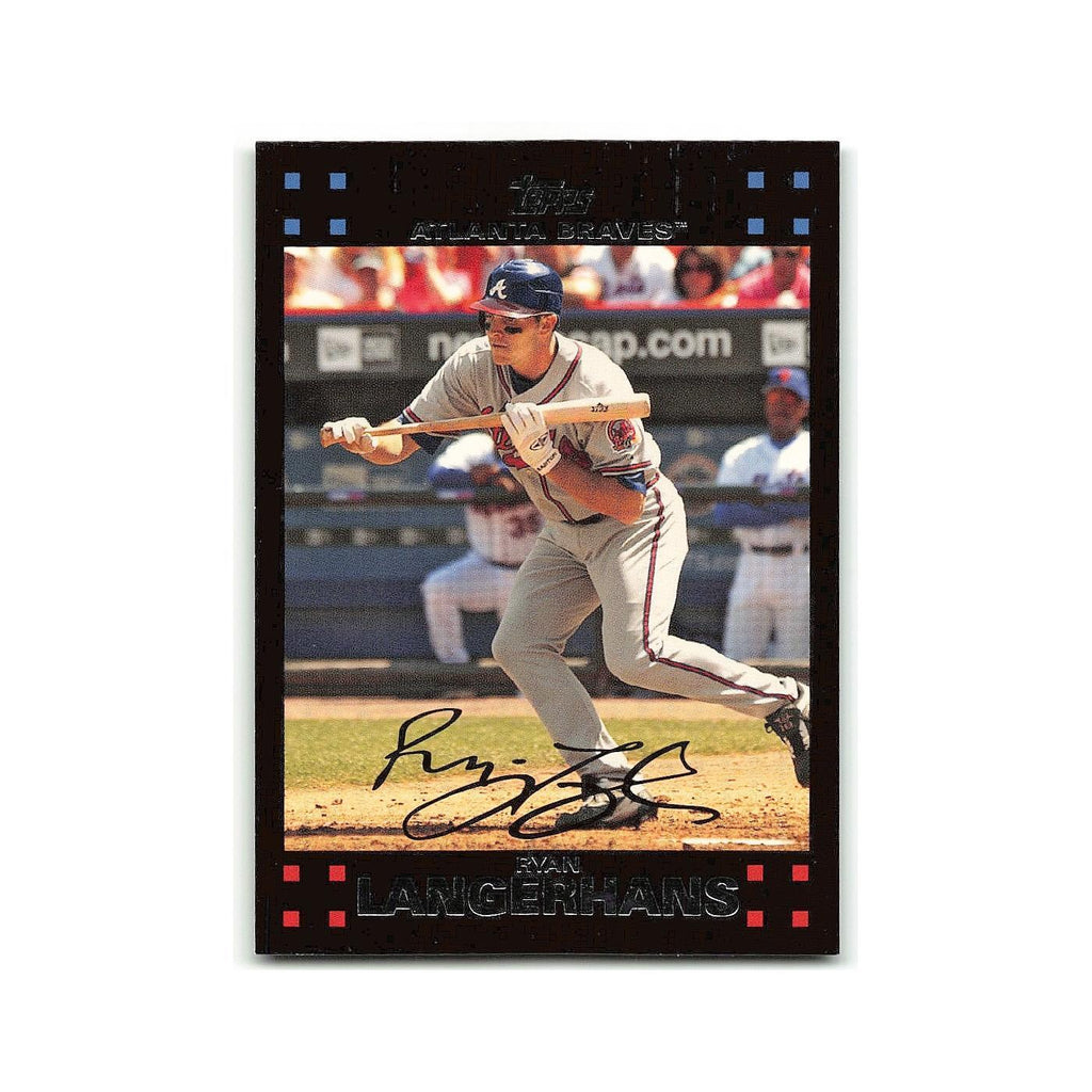 Ryan Langerhans 2007 Topps #508 Atlanta Braves Baseball Card NM