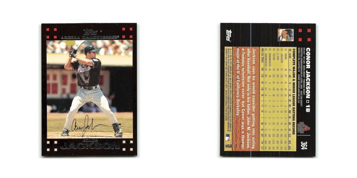 Conor Jackson 2007 Topps #364 Arizona Diamondbacks Baseball Card NM