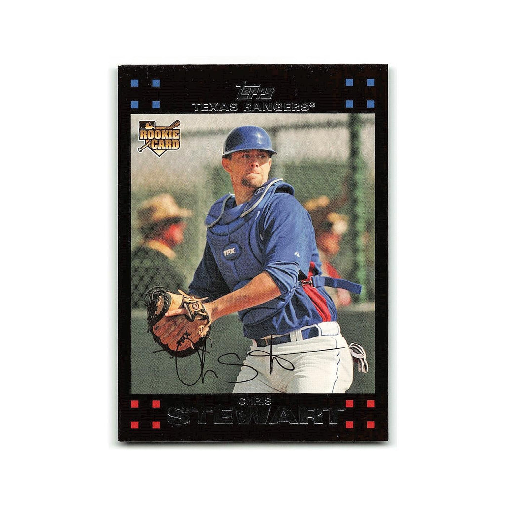 Chris Stewart Rookie 2007 Topps #567 Texas Rangers Baseball Card NM