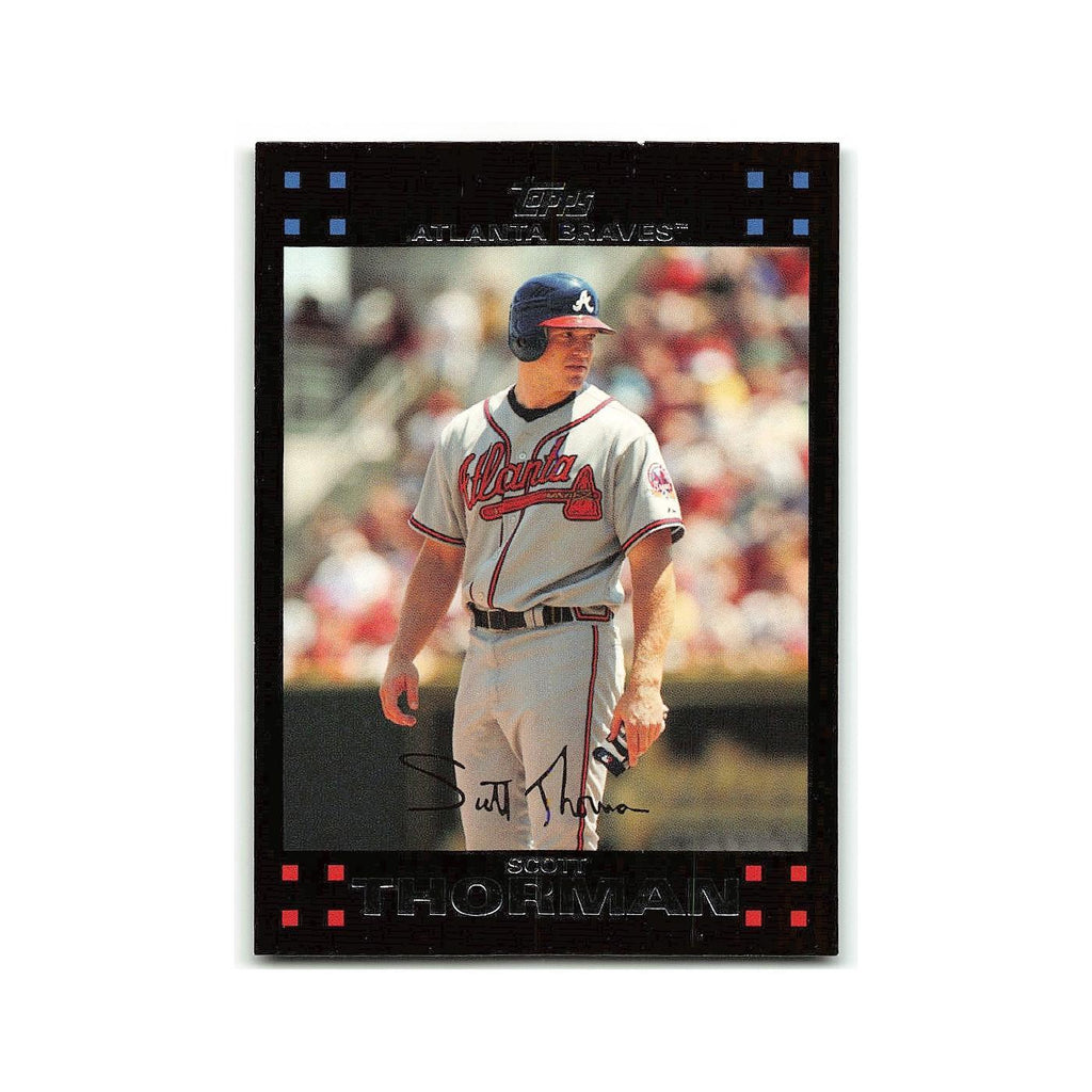 Scott Thorman 2007 Topps #582 Atlanta Braves Baseball Card NM