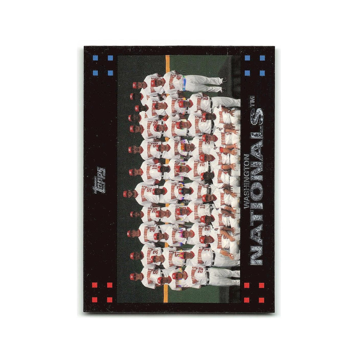 Washington Nationals 2007 Topps #593 Washington Nationals Baseball Card NM