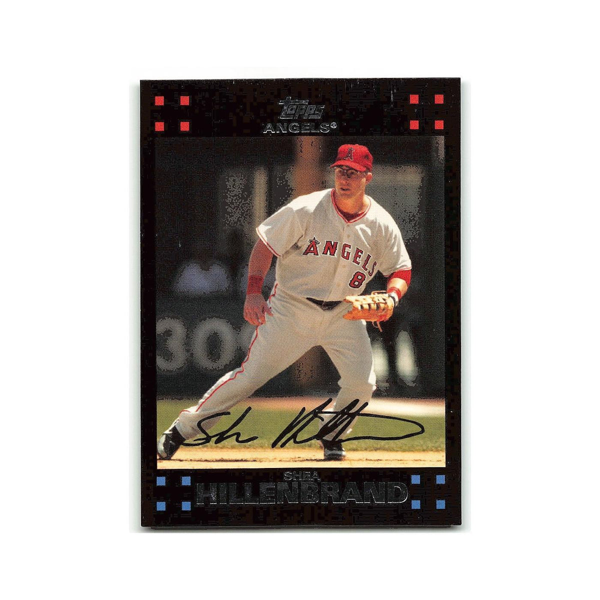 Shea Hillenbrand 2007 Topps #507 Los Angeles Angels Baseball Card NM