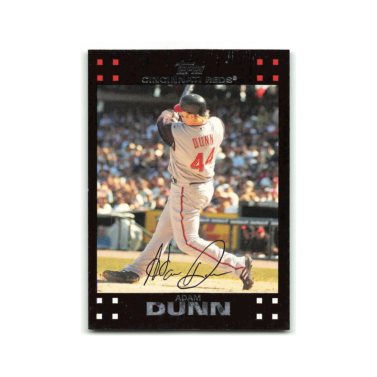 Adam Dunn 2007 Topps #520 Cincinnati Reds Baseball Card NM
