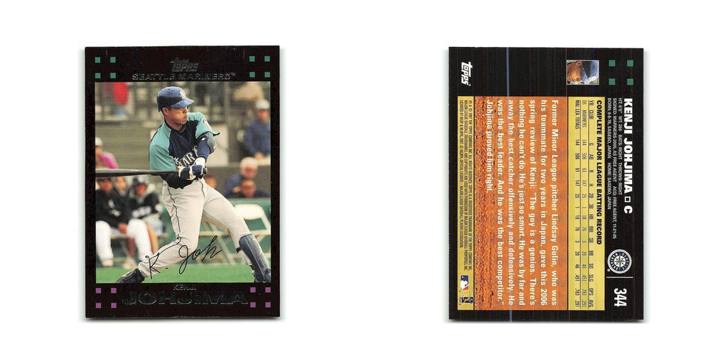 Kenji Johjima 2007 Topps #344 Seattle Mariners Baseball Card NM