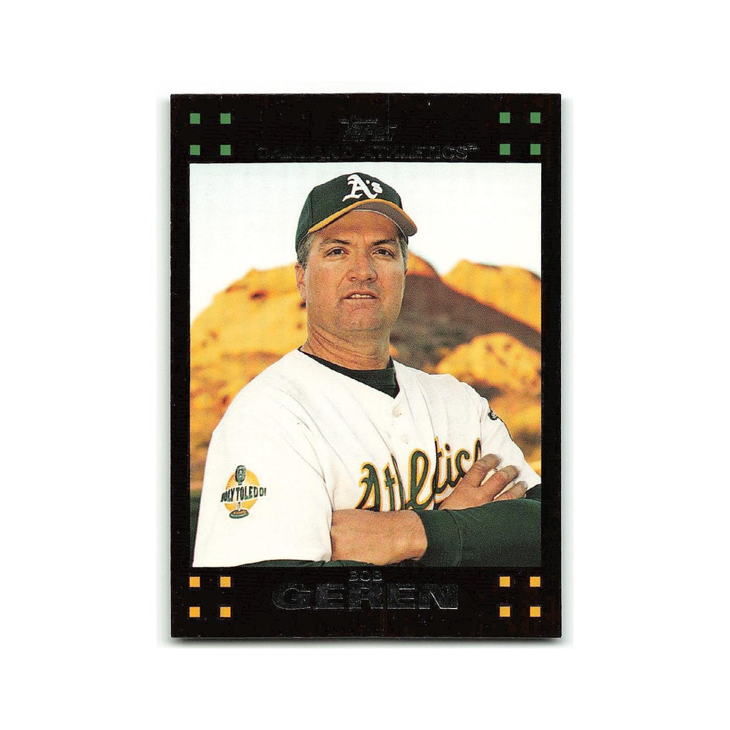 Bob Geren 2007 Topps #614 Oakland Athletics Baseball Card NM