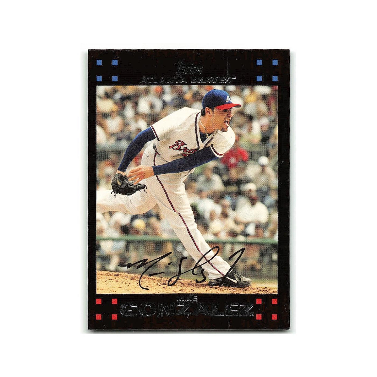 Mike Gonzalez 2007 Topps #563 Atlanta Braves Baseball Card NM