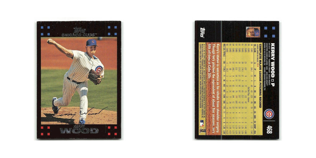 Kerry Wood 2007 Topps #468 Chicago Cubs Baseball Card NM