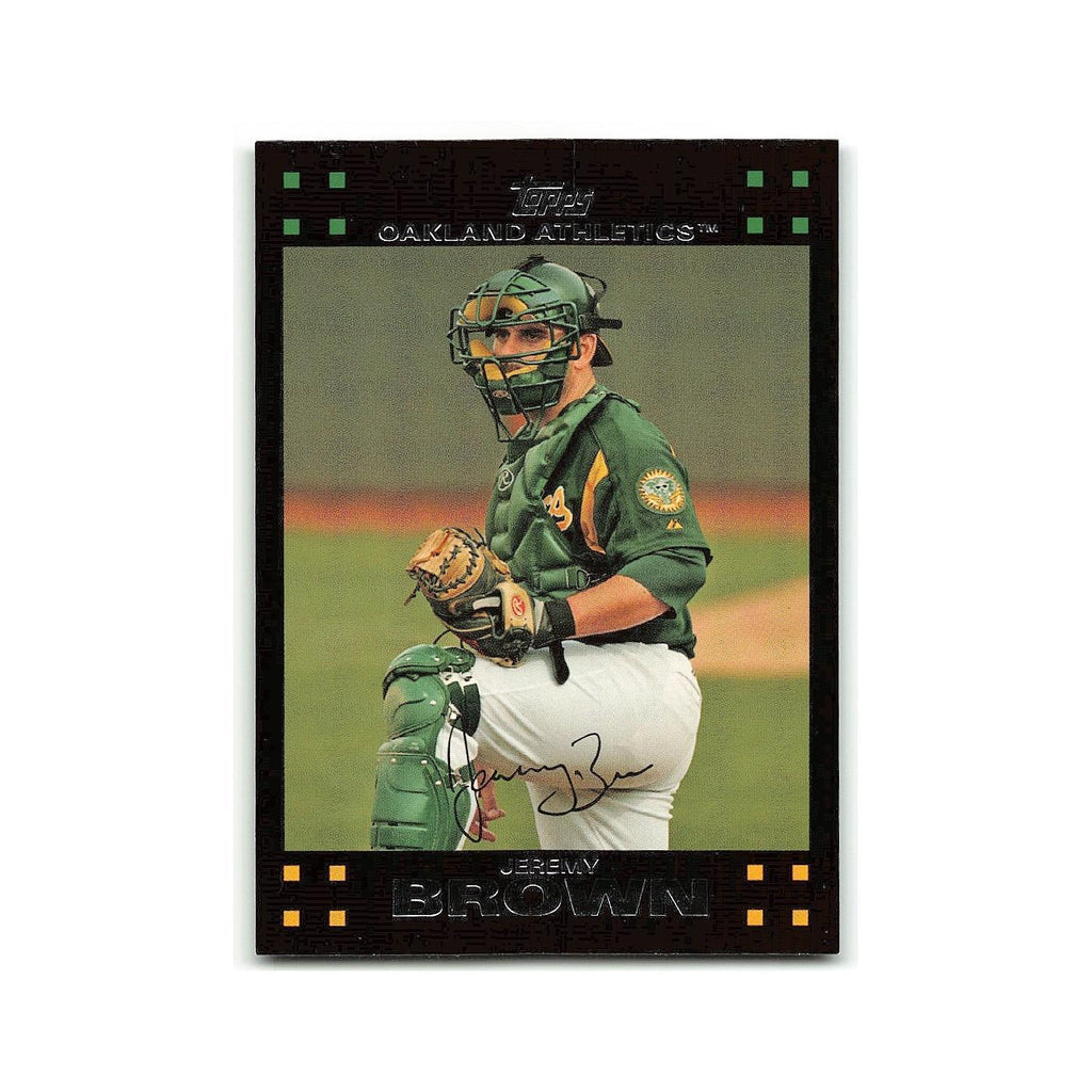 Jeremy Brown 2007 Topps #624 Oakland Athletics Baseball Card NM