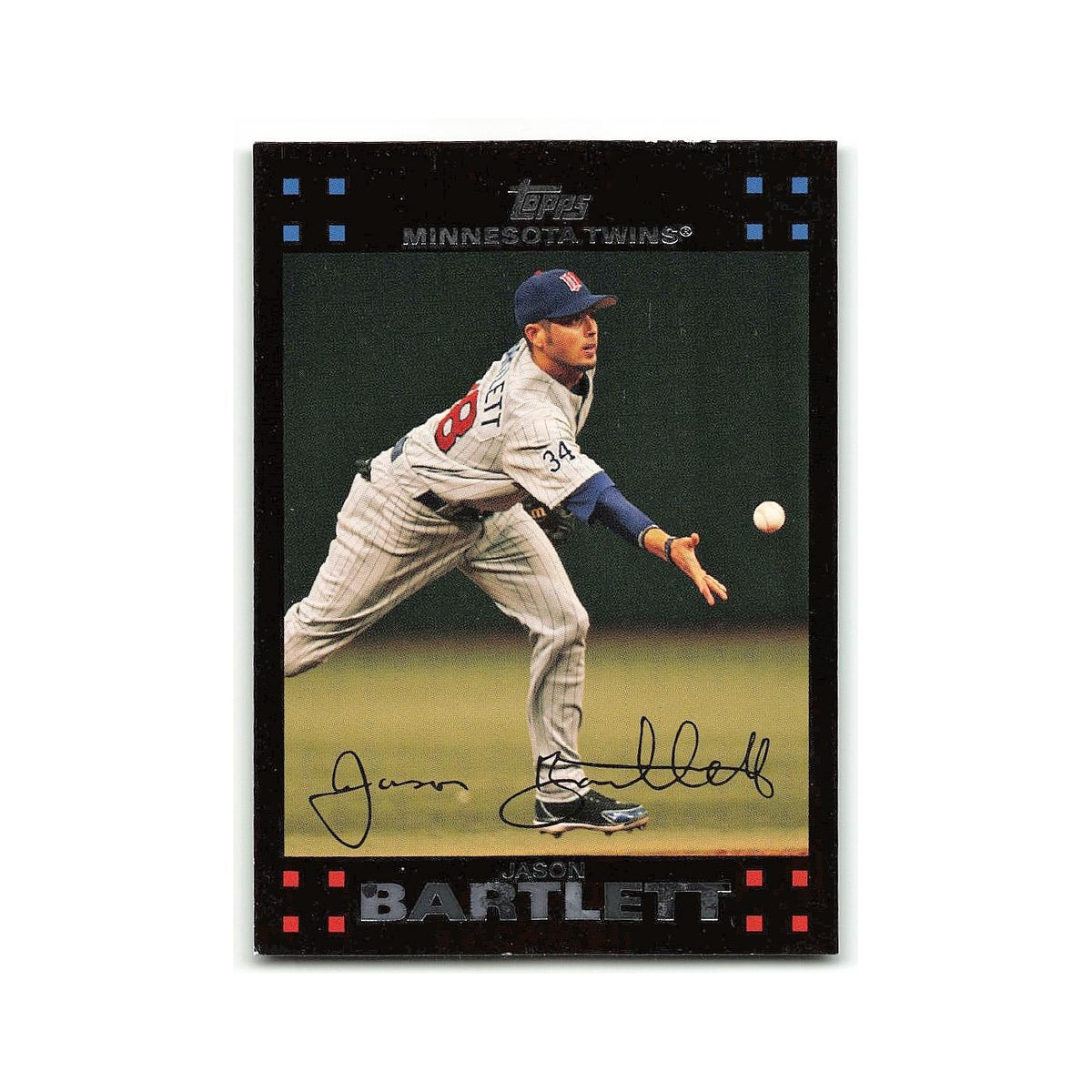 Jason Bartlett 2007 Topps #569 Minnesota Twins Baseball Card NM