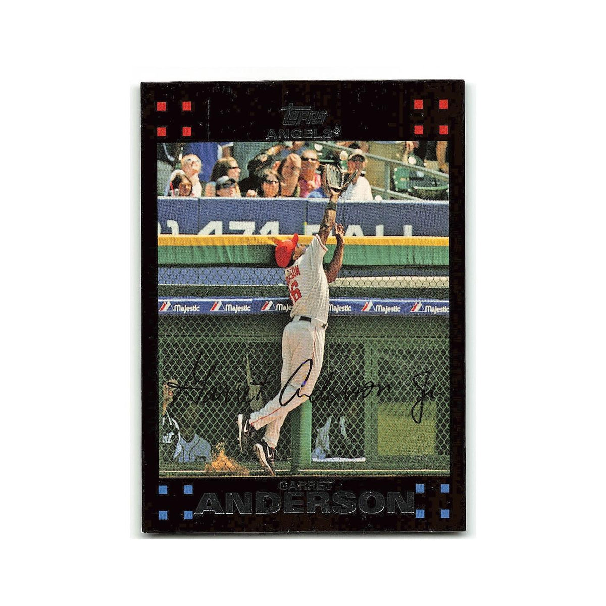 Garret Anderson 2007 Topps #580 Los Angeles Angels Baseball Card NM
