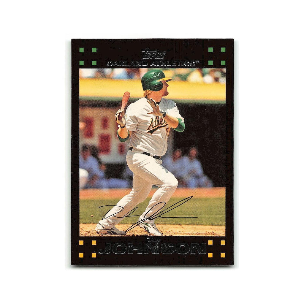 Dan Johnson 2007 Topps #455 Oakland Athletics Baseball Card NM