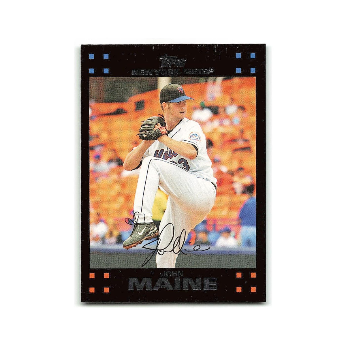 John Maine 2007 Topps #484 New York Mets Baseball Card NM