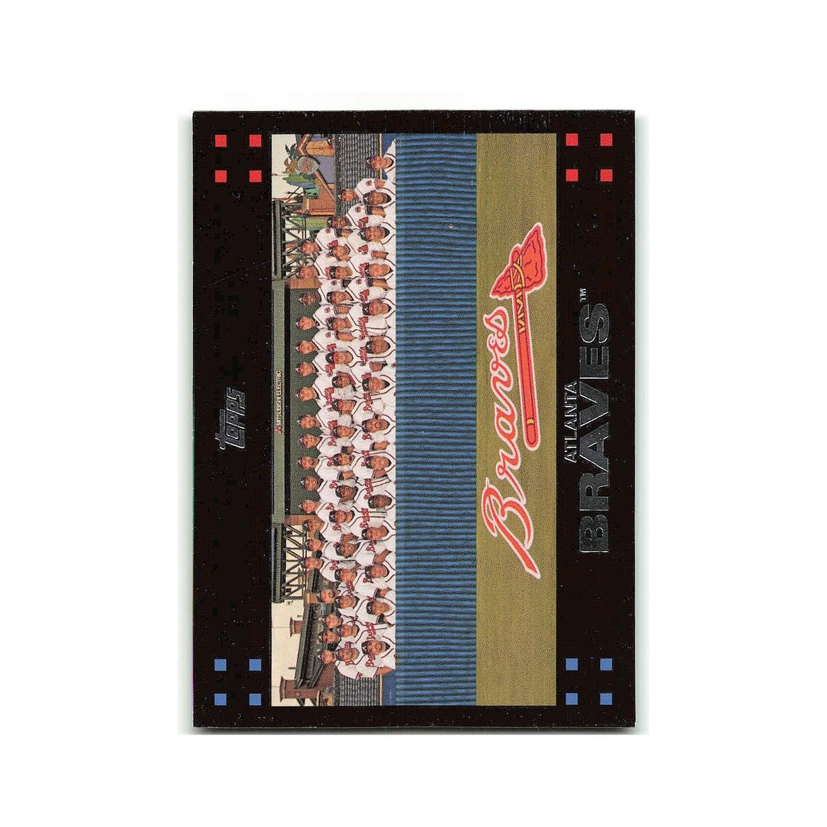 Atlanta Braves 2007 Topps #241 Atlanta Braves Baseball Card NM