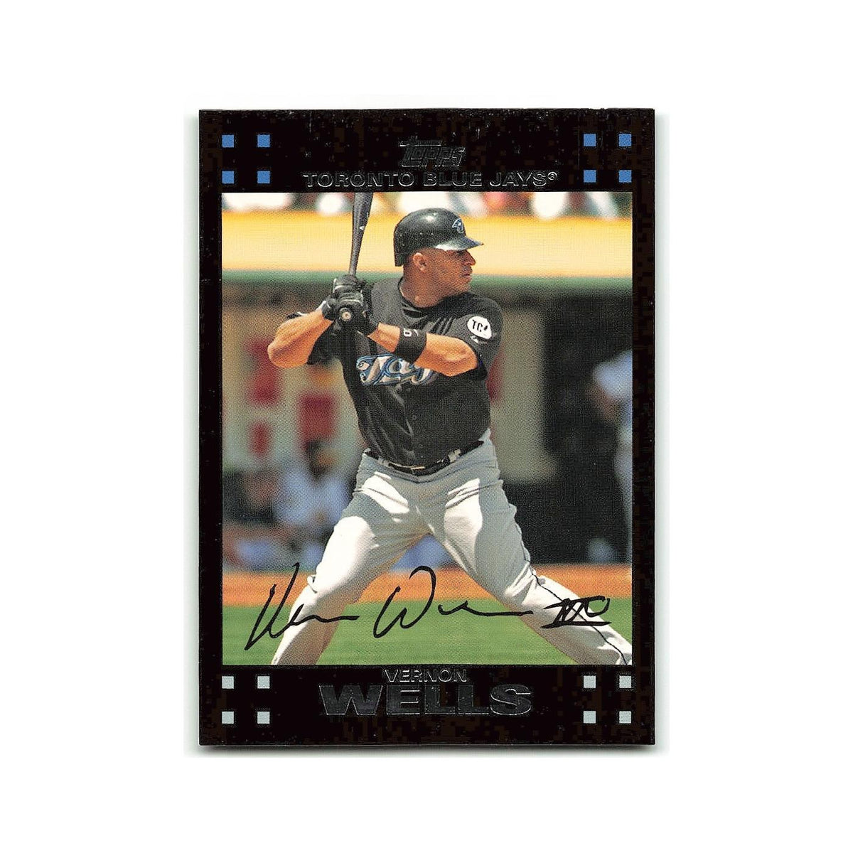 Vernon Wells 2007 Topps #488 Toronto Blue Jays Baseball Card NM