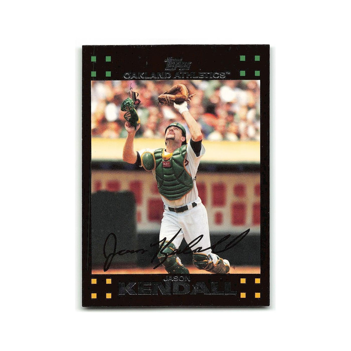 Jason Kendall 2007 Topps #548 Oakland Athletics Baseball Card NM