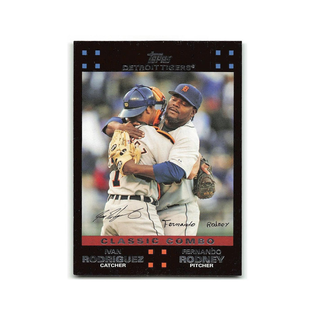 IIvan Rodriguez Rodney 2007 Topps #654 Detroit Tigers Baseball Card NM