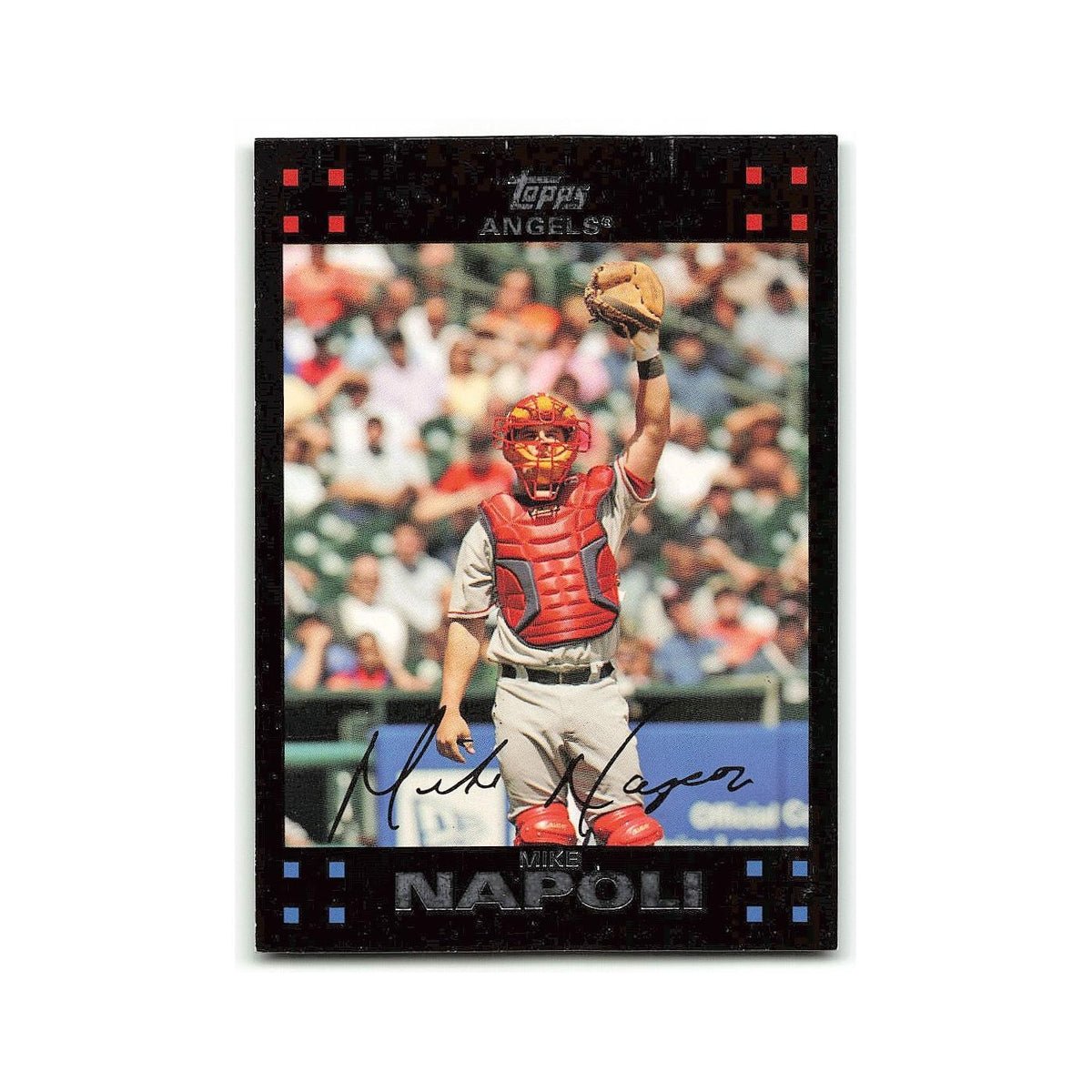 Mike Napoli 2007 Topps #93 Los Angeles Angels Baseball Card NM