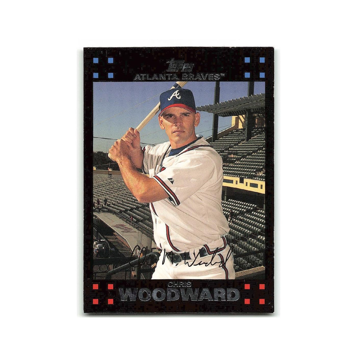 Chris Woodward 2007 Topps #552 Atlanta Braves Baseball Card NM
