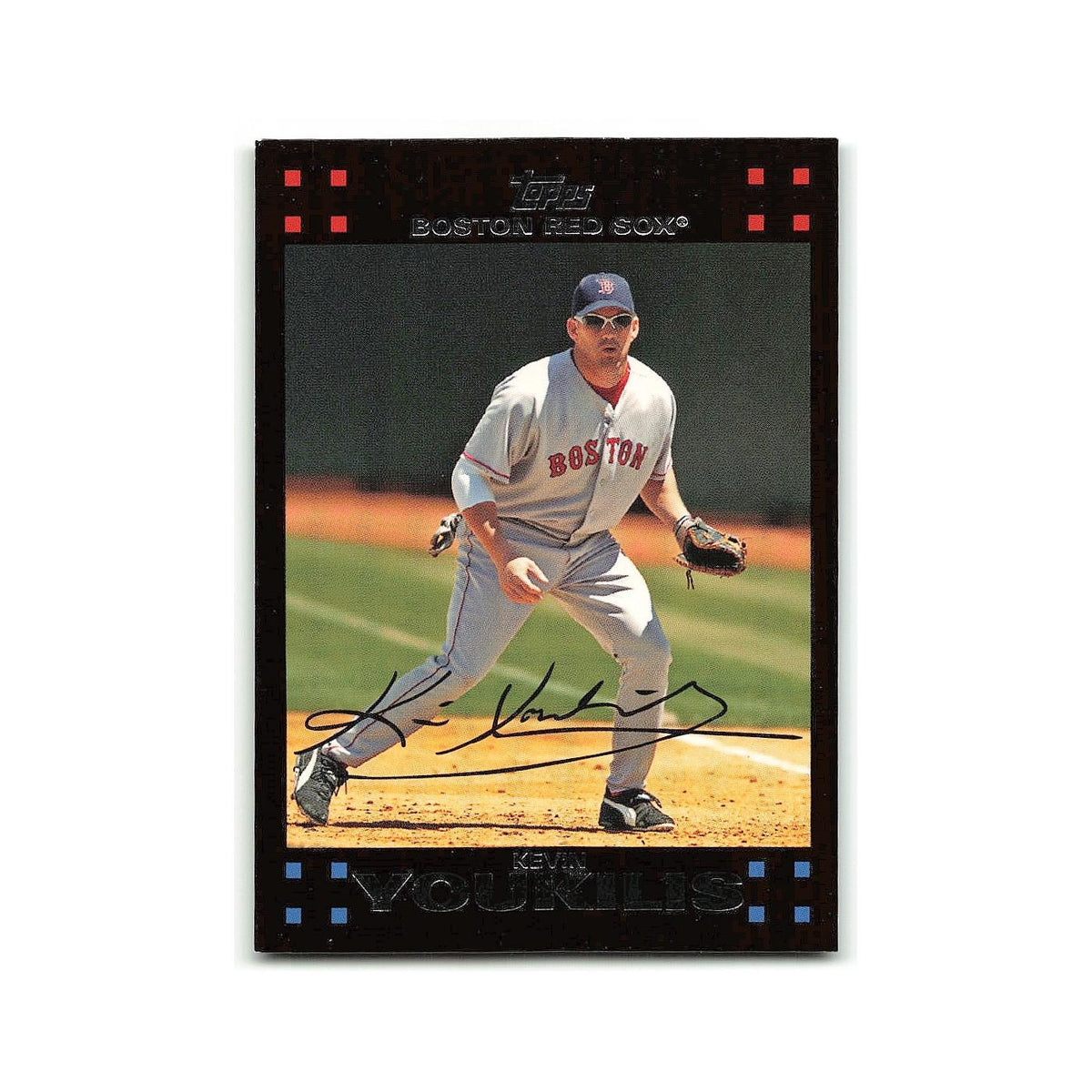 Kevin Youkilis 2007 Topps #475 Boston Red Sox Baseball Card NM