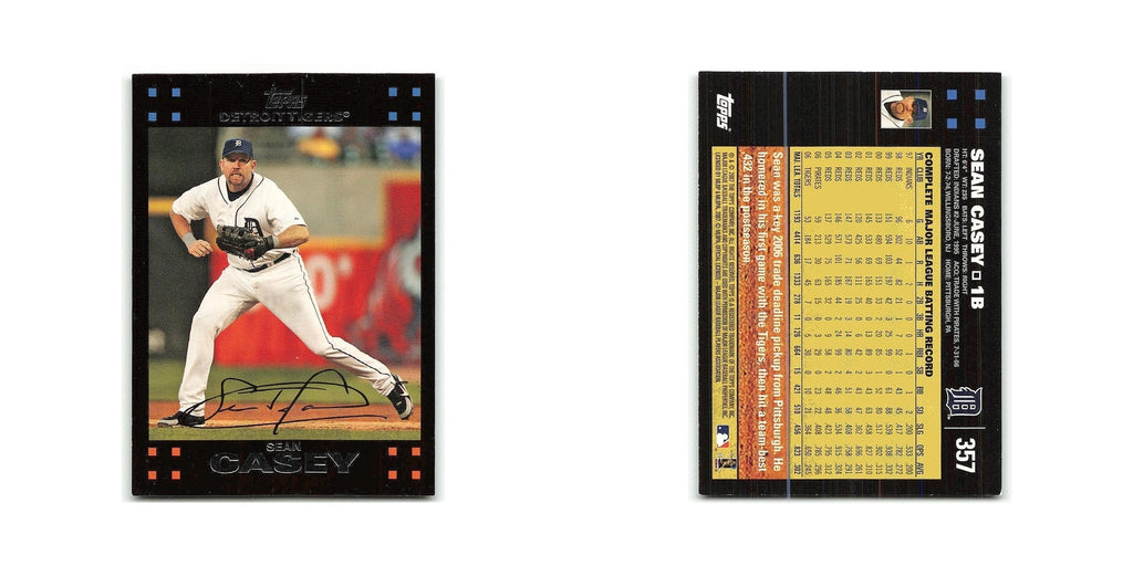 Sean Casey 2007 Topps #357 Detroit Tigers Baseball Card NM