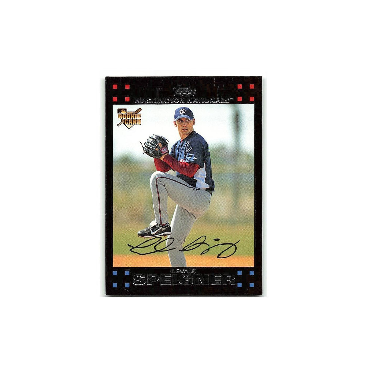 Levale Speigner Rookie 2007 Topps #629 Washington Nationals Baseball Card NM