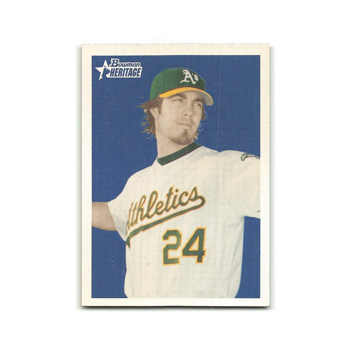 Dan Haren 2006 Bowman Heritage #22 Oakland Athletics Baseball Card NM