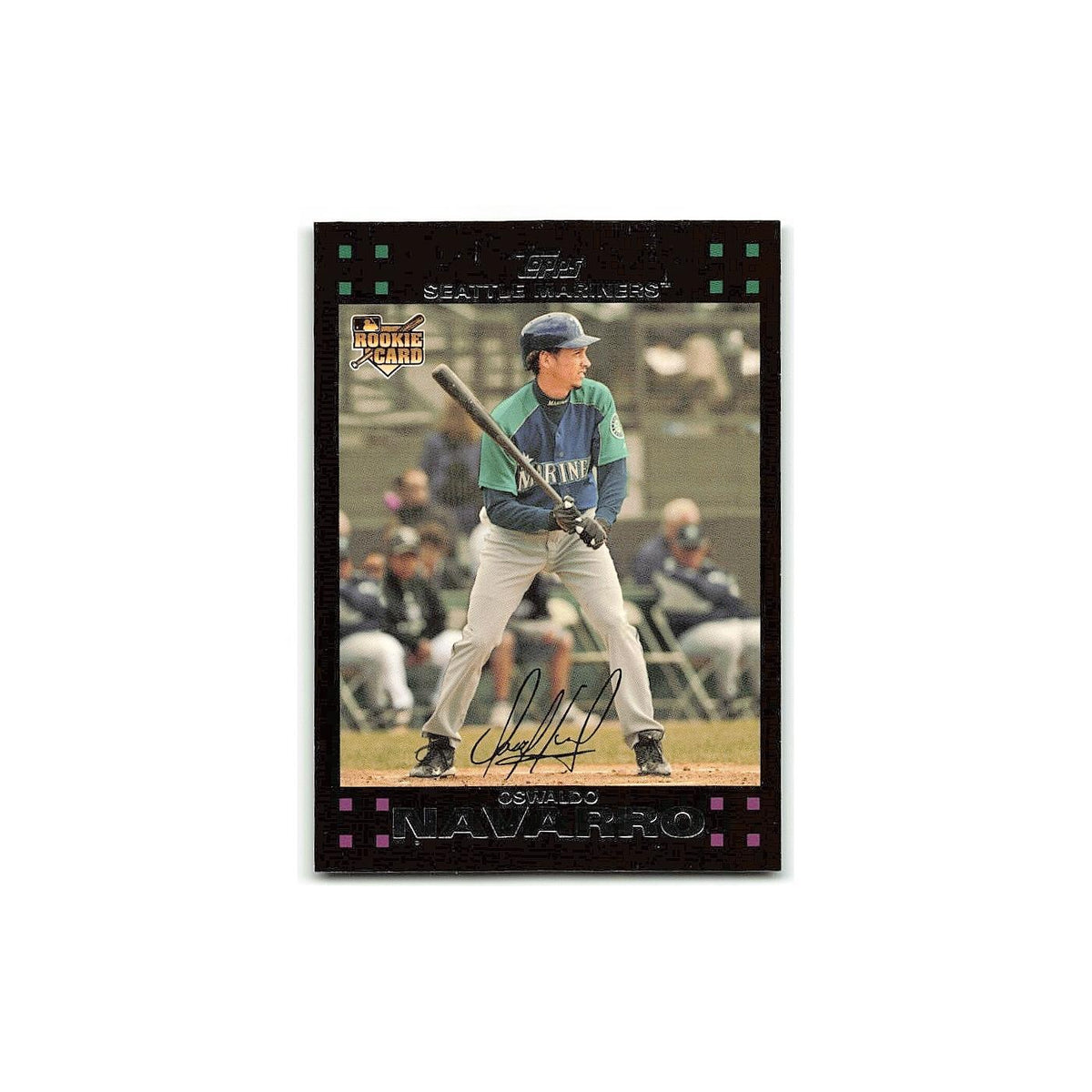 Oswaldo Navarro Rookie 2007 Topps #282 Seattle Mariners Baseball Card NM