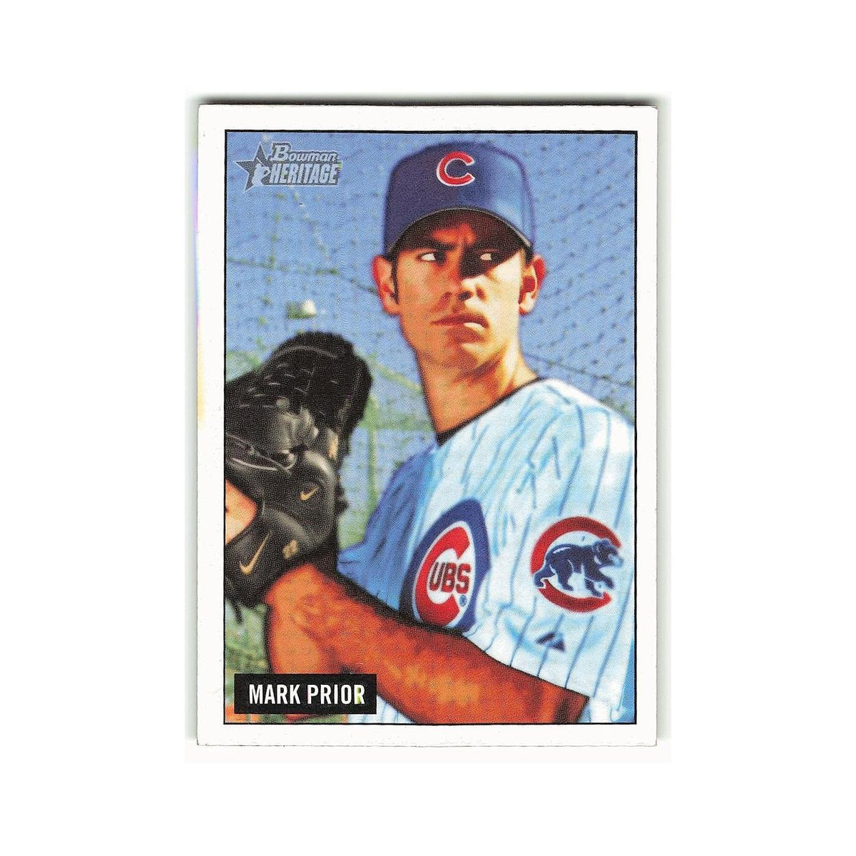 Mark Prior 2005 Bowman Heritage #102 Chicago Cubs Baseball Card NM