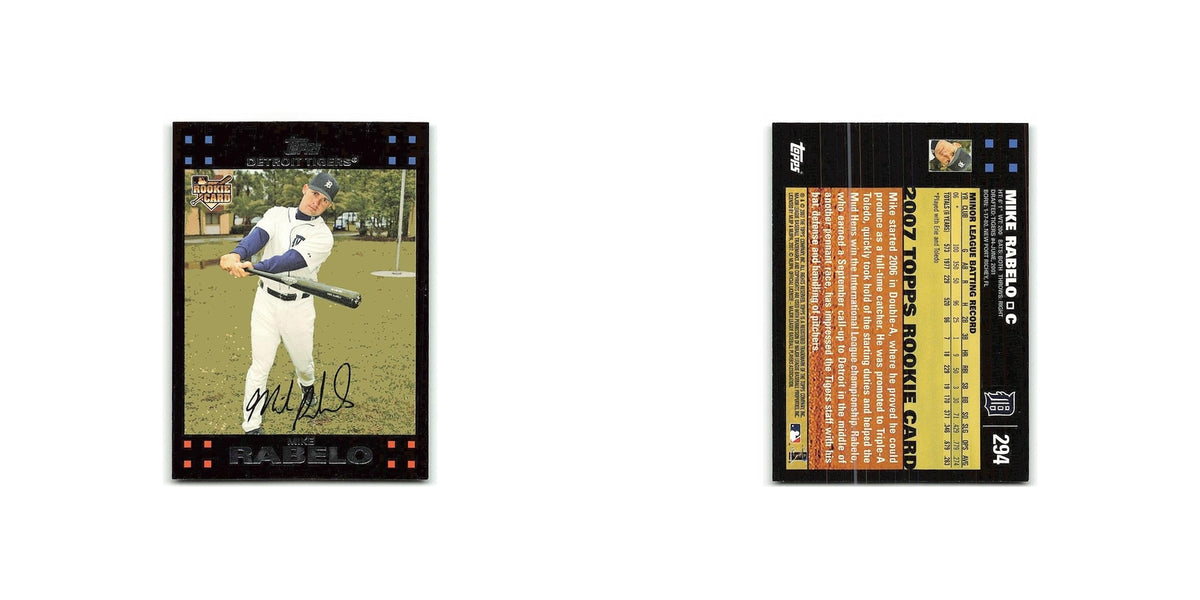 Mike Rabelo Rookie 2007 Topps #294 Detroit Tigers Baseball Card NM