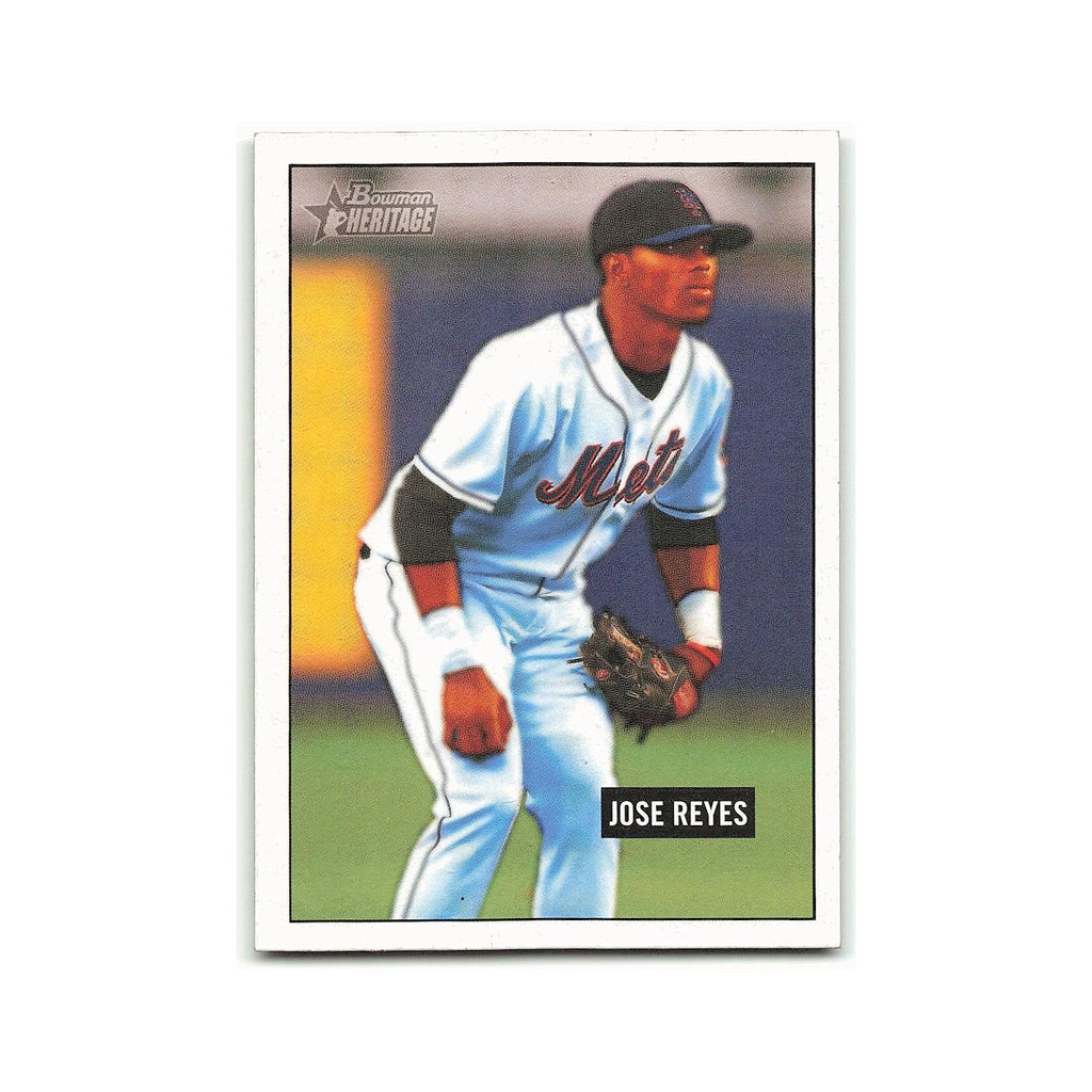 Jose Reyes 2005 Bowman Heritage #145 New York Mets Baseball Card NM