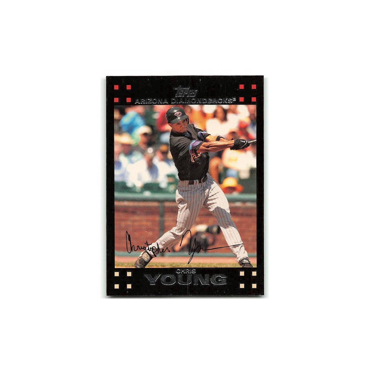 Chris Young 2007 Topps #332 Arizona Diamondbacks Baseball Card NM