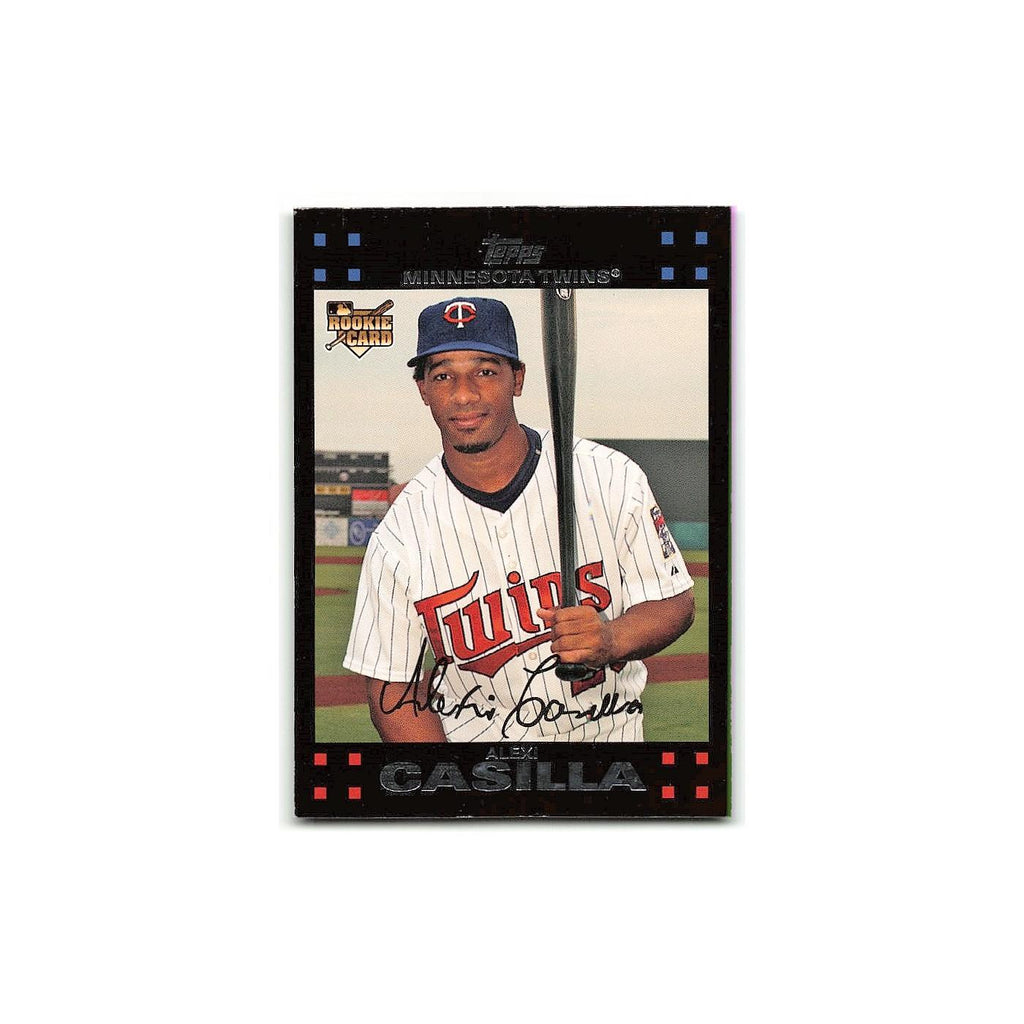 Alexi Casilla Rookie 2007 Topps #621 Minnesota Twins Baseball Card NM
