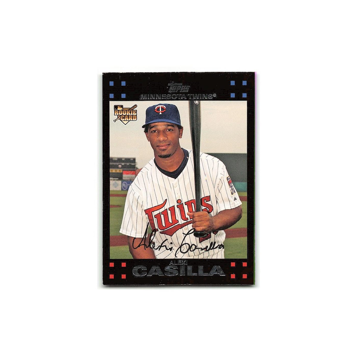 Alexi Casilla Rookie 2007 Topps #621 Minnesota Twins Baseball Card NM